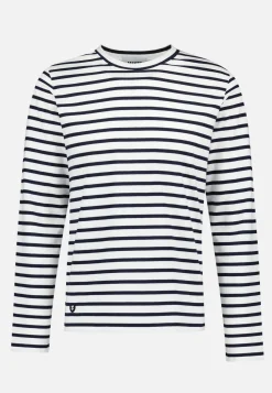 Le slip français Hauts<Marinière en coton-Mario Marinière Blanc