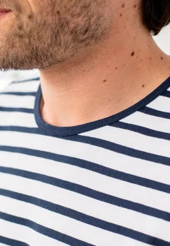 Le slip français Hauts<Marinière mixte en coton-Le Marin Blanc