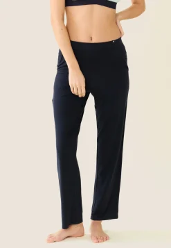 Le slip français Pyjamas<Pantalon de pyjama en viscose-Azuma Marine Bleu