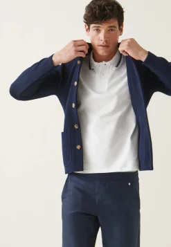 Le slip français Hauts|Broderie 🪡<Polo en piqué de coton-Polo Blanc