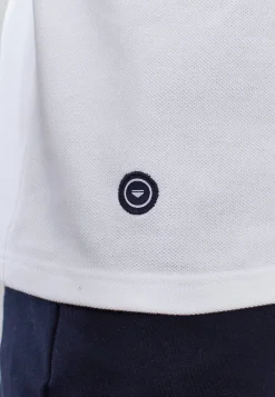 Le slip français Hauts<Polo en piqué de coton-Polo Blanc