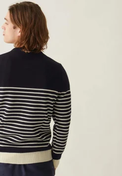 Le slip français Pulls|Hauts<Pull en laine-Pull Marinière Bleu