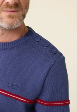 Le slip français Pulls|Hauts<Pull Homme-Francois Marine Noël Bleu