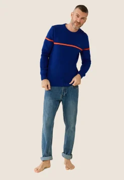 Le slip français Hauts<Pull Homme-François Éblouissant Bleu