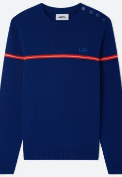 Le slip français Hauts<Pull Homme-François Éblouissant Bleu