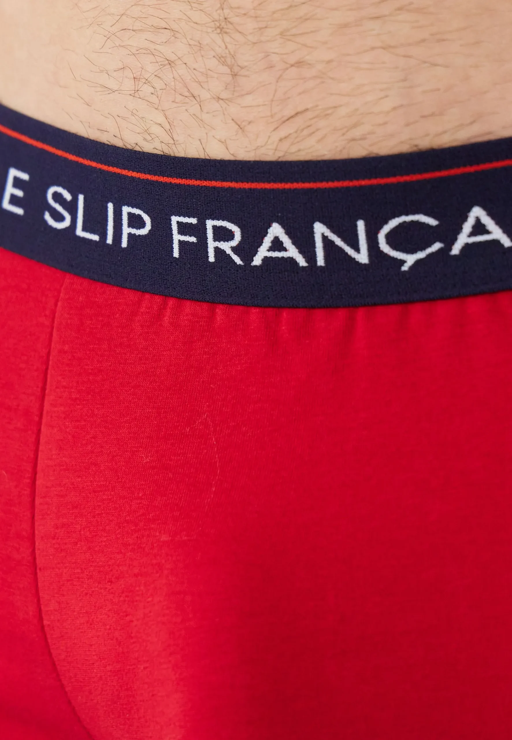 Le slip français Packs De Boxers|Packs Sous-Vêtements<Quatro de boxers en coton-Pack Quatro Boxer Redoutable Marine Jean Rouge Cerise Gris Chiné Bleu