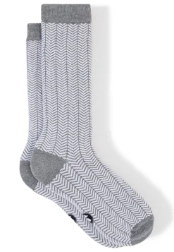 Le slip français Chaussettes En Coton|Chaussettes En Coton<Quatro de chaussettes mi-hautes en coton-Lucas Quatro Bleu