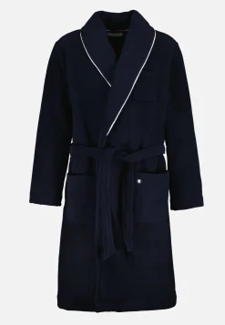 Le slip français Hauts De Pyjamas|Hauts De Pyjamas<Robe de chambre col châle-Devy Marine Bleu