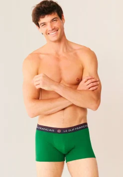 Le slip français Collection Cadeaux|Packs De Boxers<Sept boxers en coton-Pack Semainier Boxer Redoutable Marine Rouge Cire Epicéa Betterave Marius Petit Cœur Rouge Blanc