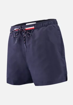 Le slip français Shorts De Bain<Short de bain court ceinture élastiquée-Liamone Marine Bleu