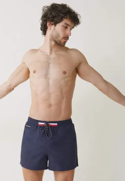 Le slip français Shorts De Bain<Short de bain court ceinture élastiquée-Liamone Marine Bleu