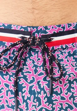 Le slip français Shorts De Bain<Short de bain court-Liamone Fleurs Rose