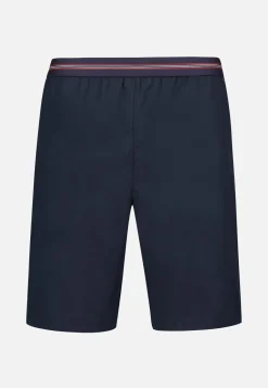 Le slip français Bas De Pyjamas|Bas De Pyjamas<Short de pyjama en coton-Orlando Marine Bleu