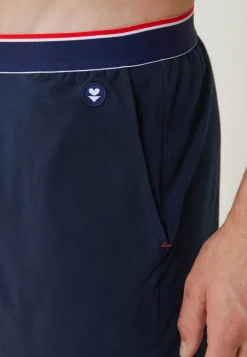 Le slip français Bas De Pyjamas|Bas De Pyjamas<Short de pyjama en coton-Zouzou Marine Bleu
