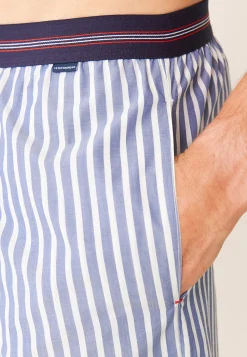 Le slip français Bas De Pyjamas|Bas De Pyjamas<Short de pyjama-Orlando Sens Bleu Gris Blanc