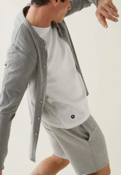 Le slip français Bas<Short en molleton-Dany Chiné Gris