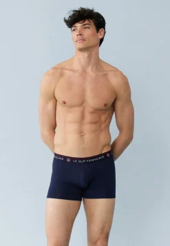 Le slip français Collection Cadeaux|Packs De Boxers<Six Pack boxers en coton-Pack 6 Boxer Redoutable Marine Noir Jean Bleu
