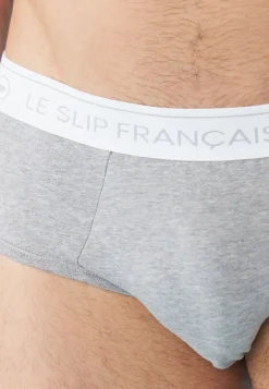 Le slip français Packs De Slips|Packs Sous-Vêtements<Six pack slips en coton-Pack 6 Slip Intrépide Noir Marine Rouge Cerise Gris Chiné Bleu Jean Blanc