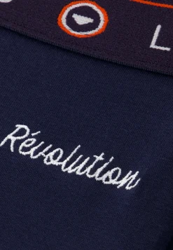 Le slip français Slips|Slips<Slip en coton Brodé Révolution-Intrépide Marine Bleu