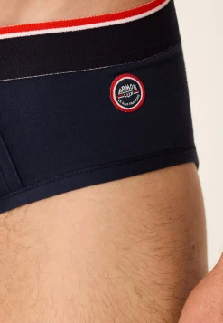 Le slip français Collaboration Armor Lux ⚓|Slips<Slip en coton LSF x Armor Lux-Ile Vierge Marine Bleu
