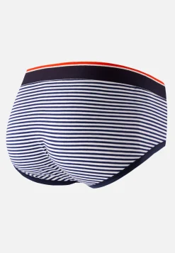 Le slip français Collaboration Armor Lux ⚓|Slips<Slip en coton LSF x Armor Lux-Ile Vierge Raye Blanc