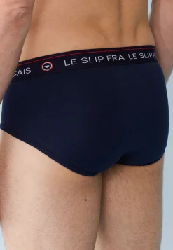 Le slip français Collection Cadeaux|Slips<Slip en coton-Intrepide Marine Beau Paquet Bleu