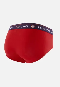 Le slip français Collection Cadeaux|Slips<Slip en coton-Intrepide Cerise Buche De Noel Rouge