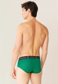 Le slip français Broderie 🪡|Slips<Slip en coton-Intrépide Epicéa Vert