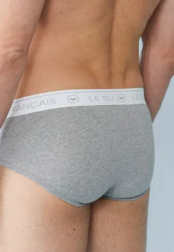 Le slip français Broderie 🪡|Slips<Slip en coton-Intrépide Gris