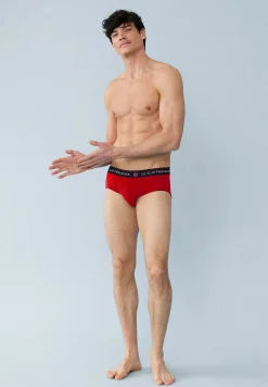 Le slip français Broderie 🪡|Slips<Slip en coton-Intrépide Cerise Rouge