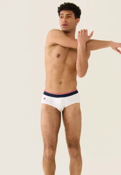 Le slip français Broderie 🪡|Slips<Slip en coton-Terrible Blanc