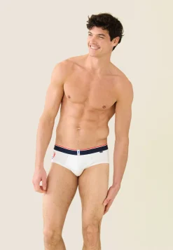 Le slip français Sous-Vêtements De Sports|Slips<Slip en coton-Terrible Victoire Blanc