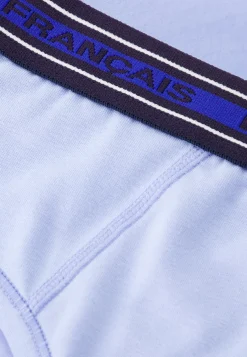 Le slip français Broderie 🪡|Slips<Slip en coton-Terrible Ciel Ceinture Indigo Bleu