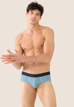 Le slip français Slips|Slips<Slip en coton-Terrible Caviar Plongée Vert