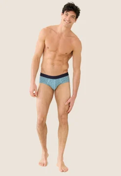 Le slip français Slips|Slips<Slip en coton-Terrible Caviar Plongée Vert