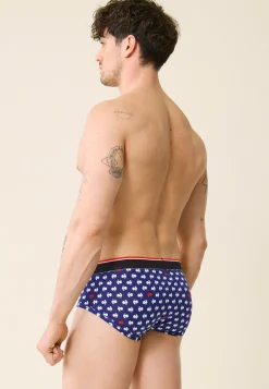 Le slip français Sous-Vêtements De Sports|Slips<Slip en coton-Terrible Coq Blanc Rouge XV de France Bleu