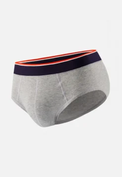 Le slip français Broderie 🪡|Slips<Slip en coton-Terrible Chiné Gris