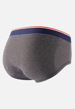 Le slip français Broderie 🪡|Slips<Slip en coton-Terrible Anthracite Gris