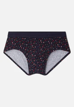 Le slip français Slips|Slips<Slip en coton-Terrible imprimé Jour J Bleu