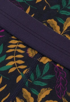 Le slip français Slips|Slips<Slip en coton-Terrible Imprimé Sous Bois Marine Noir