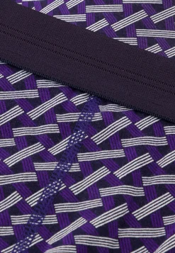 Le slip français Slips|Slips<Slip en coton-Terrible Imprimé Diago Marine Velours Blanc