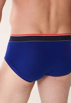 Le slip français Broderie 🪡|Slips<Slip en coton-Terrible Indigo Bleu