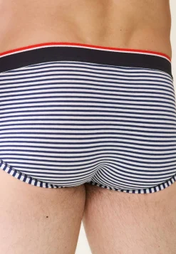 Le slip français Slips|Slips<Slip en coton-Terrible Marinière Blanc