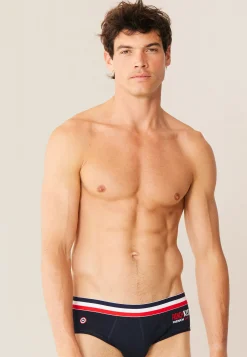 Le slip français Slips|Slips<Slip en coton-Terrible Marine French Kiss Bleu