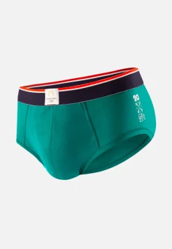 Le slip français Sous-Vêtements De Sports|Slips<Slip en coton-Terrible Tennis Placé Vert