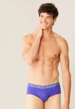 Le slip français Broderie 🪡|Slips<Slip en coton-Terrible Uni Velours Violet