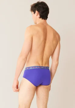 Le slip français Broderie 🪡|Slips<Slip en coton-Terrible Uni Velours Violet