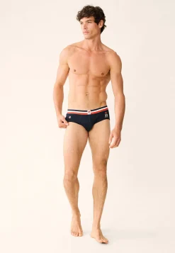 Le slip français Slips|Slips<Slip en coton-Terrible XV de France Marine Bleu