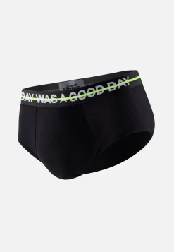 Le slip français Sous-Vêtements De Sports|Slips<Slip en polyamide-Mike Training Fluo Noir