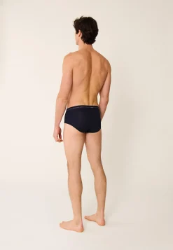 Le slip français Slips|Slips<Slip en viscose-Audacieux - Marine LSF Bleu
